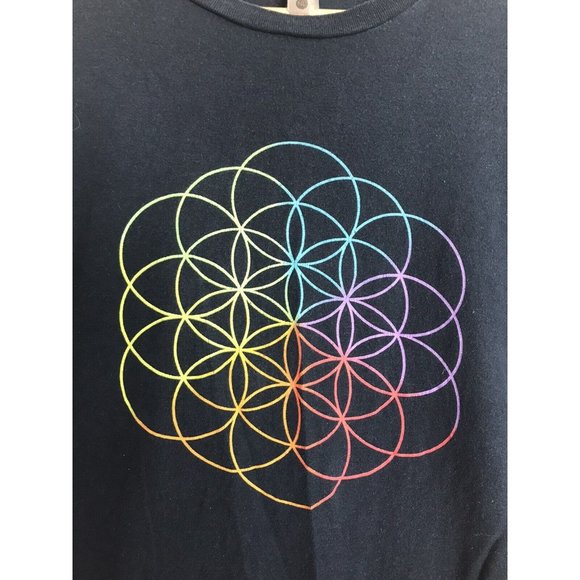 Coldplay A Head Full Of Dreams World Tour 2017 Shirt Size M - Picture 2 of 6